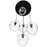 Avenue Lighting Sonoma Ave. 5Lt 210" Pendant, Dark Bronze