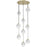 Avenue Lighting Sonoma Ave. 9Lt 210" Pendant/Multi Port, Brass