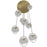 Avenue Lighting Sonoma Ave. 9Lt 210" Pendant/Multi Port, Brass