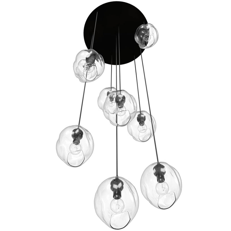 Avenue Lighting Sonoma Ave. 9Lt 210" Pendant, Dark Bronze - HF8149-DBZ-CL