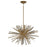 Avenue Lighting Palisades Ave. 6Lt 15" Chandelier, Brass/Champagne