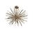 Avenue Lighting Palisades Ave. 6Lt 15" Chandelier, Brass/Champagne