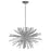 Avenue Lighting Palisades Ave. 6Lt 15" Chandelier, Chrome/Glass - HF8201-CH