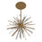 Avenue Lighting Palisades Ave. 8Lt 18" Chandelier, Brass/Champagne