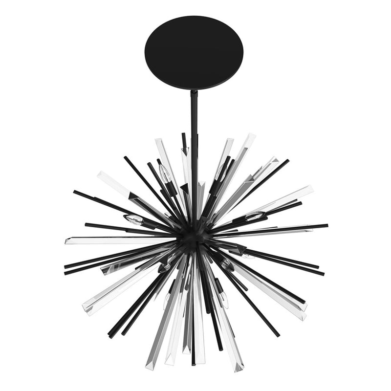 Avenue Lighting Palisades Ave. 8 Light 18" Chandelier, Black - HF8202-BK