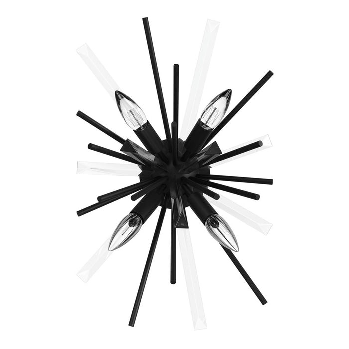 Avenue Lighting Palisades Ave. 4 Light 20" Wall Sconce, Black - HF8204-BK