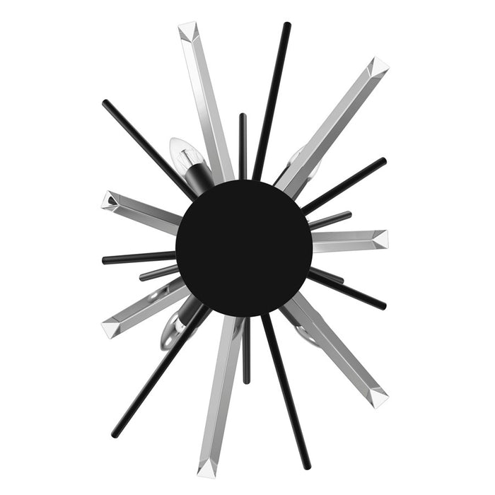 Avenue Lighting Palisades Ave. 4 Light 20" Wall Sconce, Black