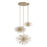 Avenue Lighting Palisades Ave. 36Lt 217" Chandelier, Brass/Champagne
