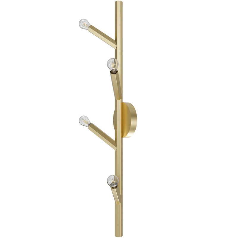 Avenue Lighting The Oaks 4 Light 36" Wall Sconce, Brushed Brass - HF8884-BB