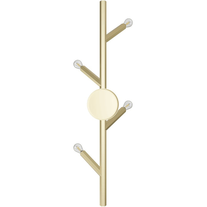 Avenue Lighting The Oaks 4 Light 36" Wall Sconce, Brushed Brass
