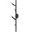 Avenue Lighting The Oaks 4 Light 36" Wall Sconce, Black