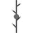 Avenue Lighting The Oaks 4 Light 36" Wall Sconce, Black