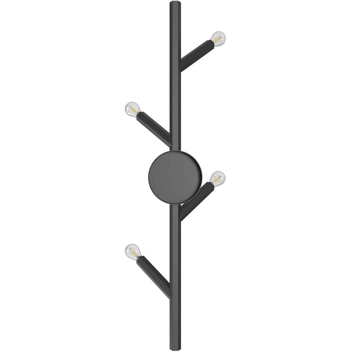 Avenue Lighting The Oaks 4 Light 36" Wall Sconce, Black