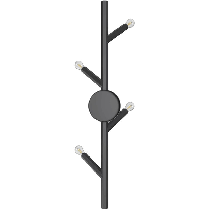 Avenue Lighting The Oaks 4 Light 36" Wall Sconce, Black - HF8884-BLK