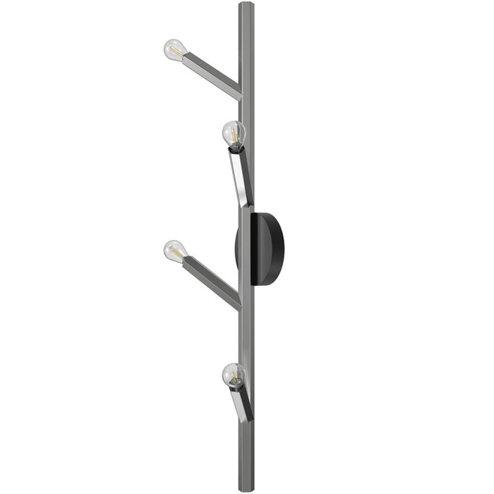 Avenue Lighting The Oaks 4 Light 36" Wall Sconce, Polished Nickel