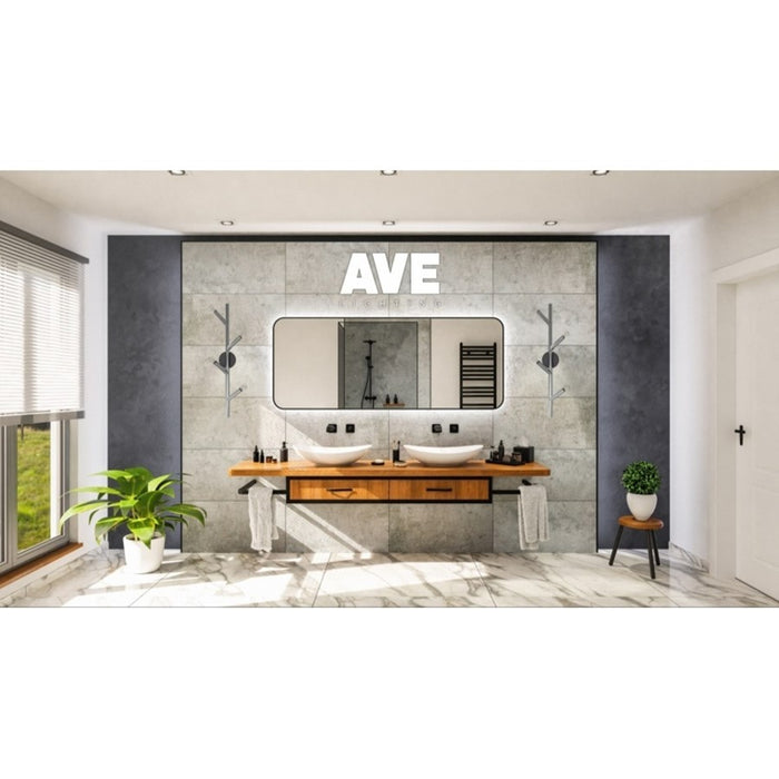 Avenue Lighting The Oaks 4 Light 36" Wall Sconce, Polished Nickel