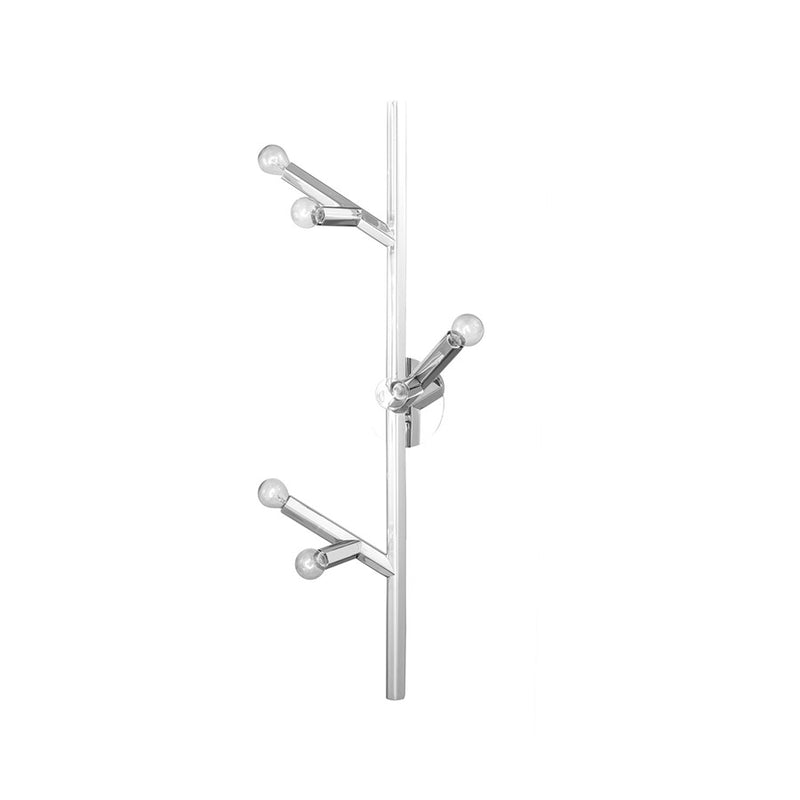 Avenue Lighting The Oaks 6 Light 36" Wall Sconce, Polished Nickel - HF8886-PN