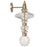 Avenue Lighting Avra LED 20" Wall Sconce, Brass/Top Stacked Glass