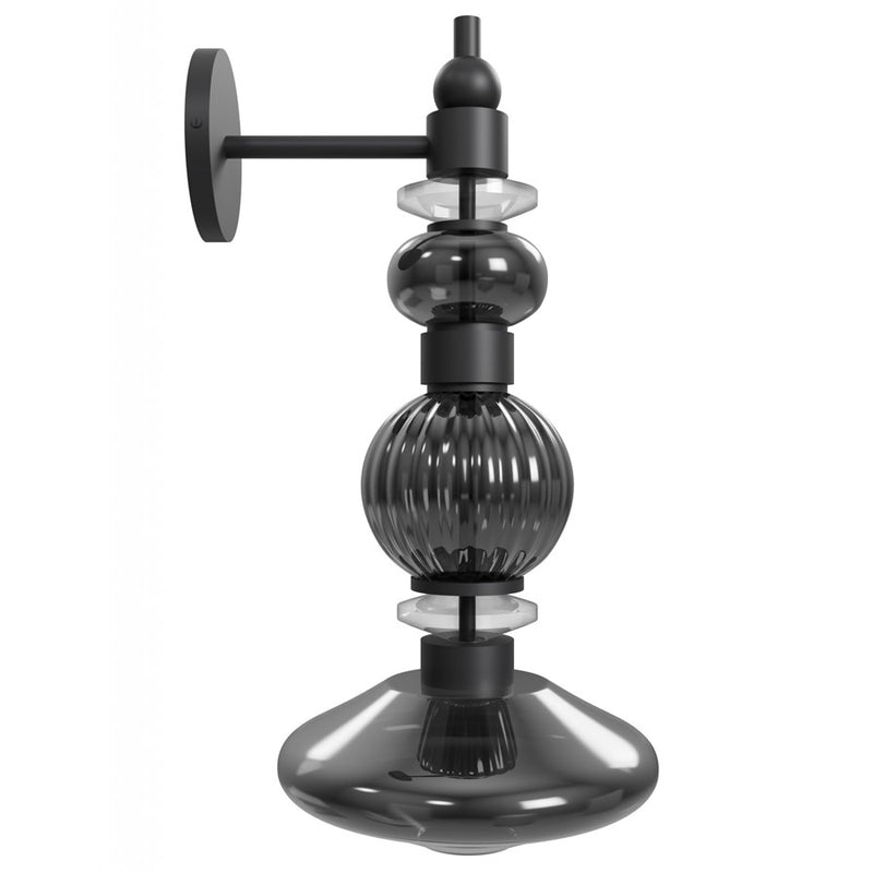 Avenue Lighting Avra 3 Light 20" Wall Sconce, Black/Black