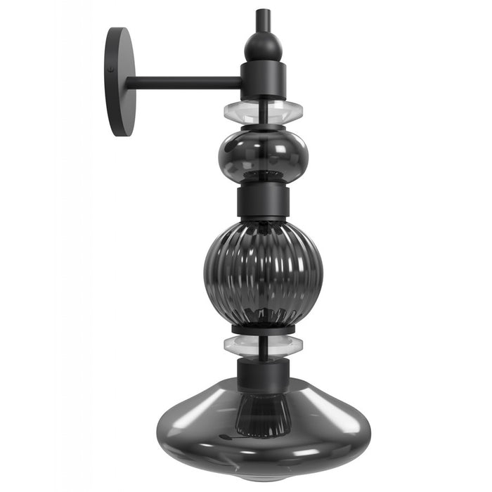 Avenue Lighting Avra 3 Light 20" Wall Sconce, Black/Black