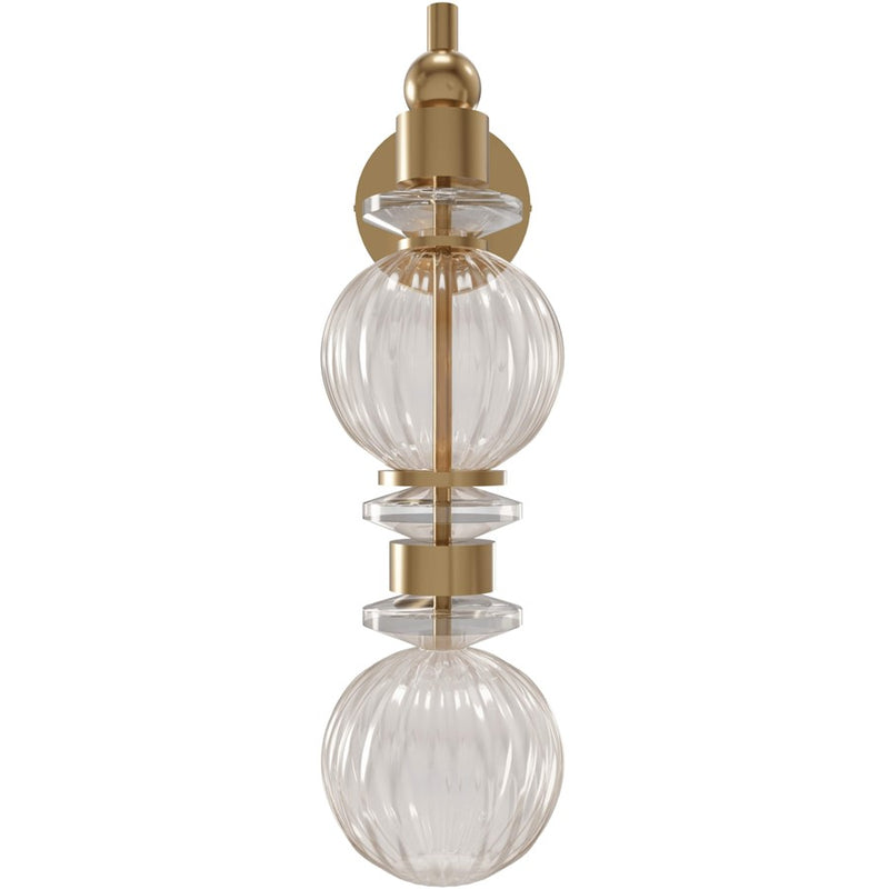 Avenue Lighting Avra Integrated AC LEDLt 18" Wall Sconce, Brass