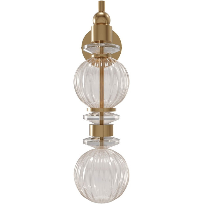 Avenue Lighting Avra Integrated AC LEDLt 18" Wall Sconce, Brass