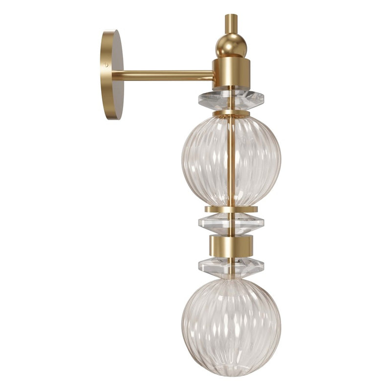 Avenue Lighting Avra Integrated AC LEDLt 18" Wall Sconce, Brass