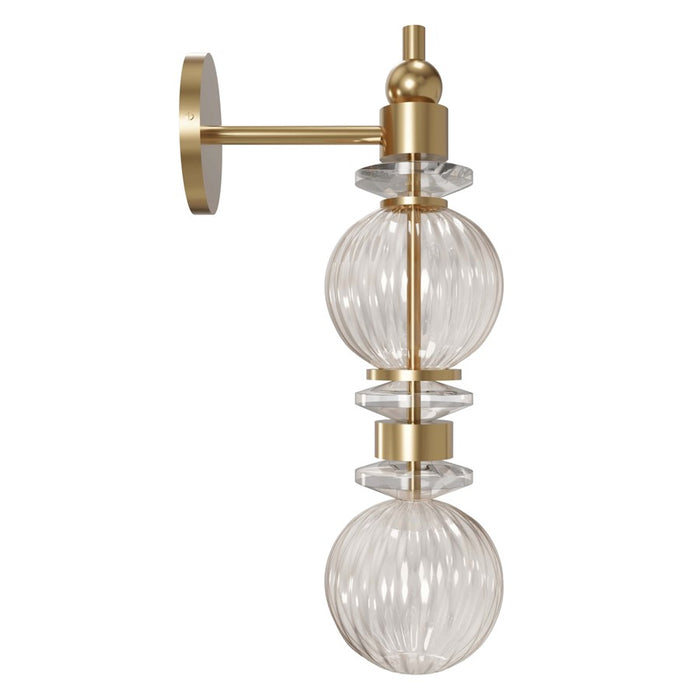 Avenue Lighting Avra Integrated AC LEDLt 18" Wall Sconce, Brass