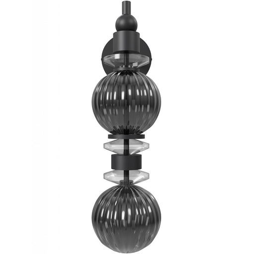 Avenue Lighting Avra 2 Light 18" Wall Sconce, Black/Black - HF8902-BK