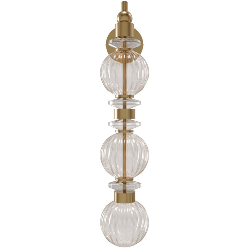 Avenue Lighting Avra Integrated AC LEDLt 27" Wall Sconce, Brass