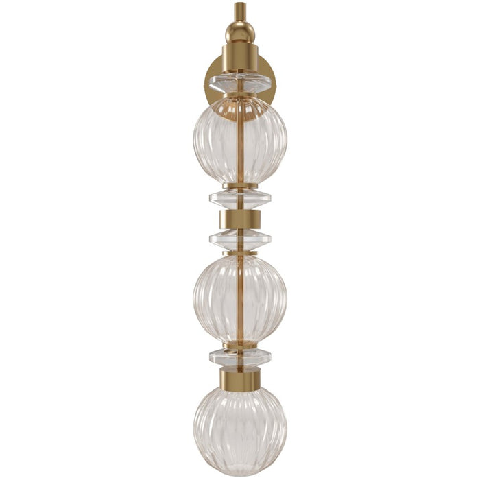 Avenue Lighting Avra Integrated AC LEDLt 27" Wall Sconce, Brass