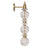 Avenue Lighting Avra Integrated AC LEDLt 27" Wall Sconce, Brass