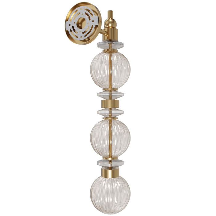 Avenue Lighting Avra Integrated AC LEDLt 27" Wall Sconce, Brass