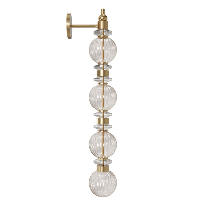 Avenue Lighting Avra Integrated AC LEDLt 35" Wall Sconce, Brass
