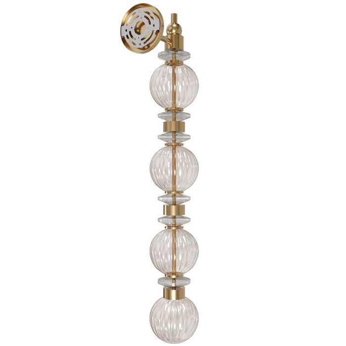 Avenue Lighting Avra Integrated AC LEDLt 35" Wall Sconce, Brass