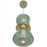 Avenue Lighting Rosewood 2 Light 19" Pendant, Aged Brass/Green