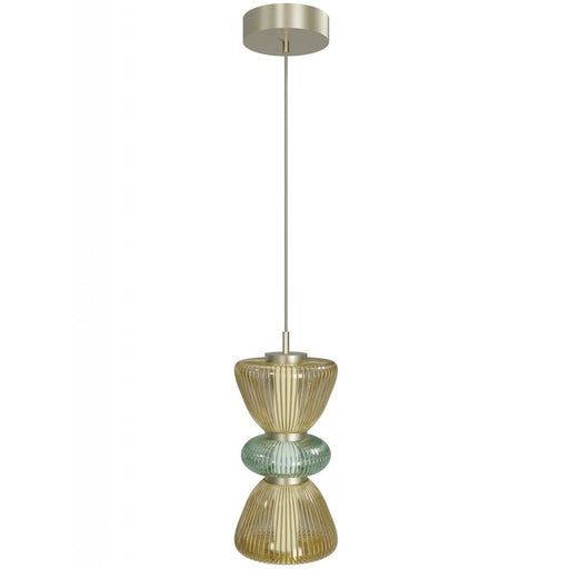 Avenue Lighting Rosewood 2 Light 19" Pendant, Aged Brass/Yellow - HF8970-YGY