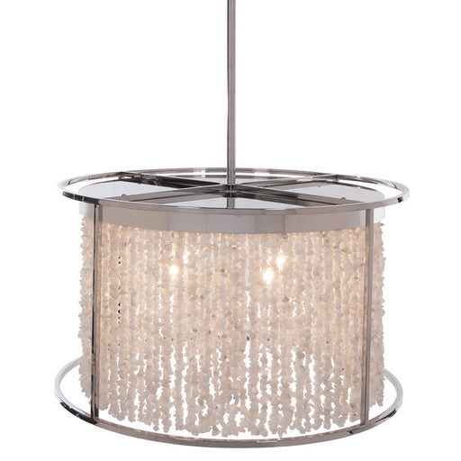 Avenue Lighting Soho 24"W Drum Pendant, Silver - AEHF9003-SLV