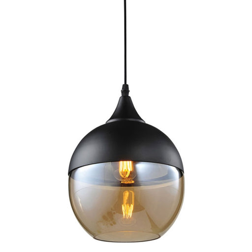 Avenue Lighting Robertson Blvd. 1 Light 8" Pendant, Black
