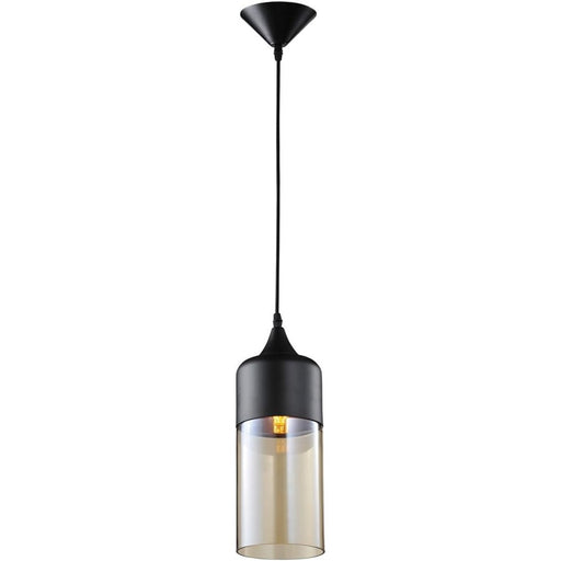Avenue Lighting Robertson Blvd. 1 Light 14" Pendant, Black - HF9112-BK/BZ