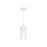 Avenue Lighting Robertson Blvd. 1 Light 14" Pendant, White