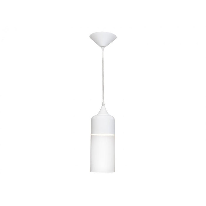 Avenue Lighting Robertson Blvd. 1 Light 14" Pendant, White