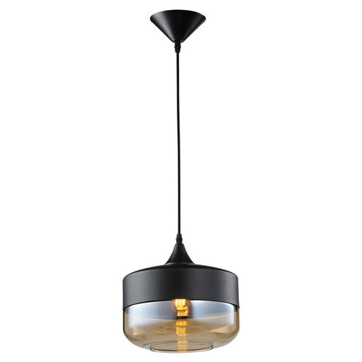 Avenue Lighting Robertson Blvd. 1 Light 10" Pendant, Black - HF9113-BK/BZ