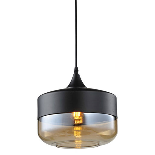 Avenue Lighting Robertson Blvd. 1 Light 10" Pendant, Black