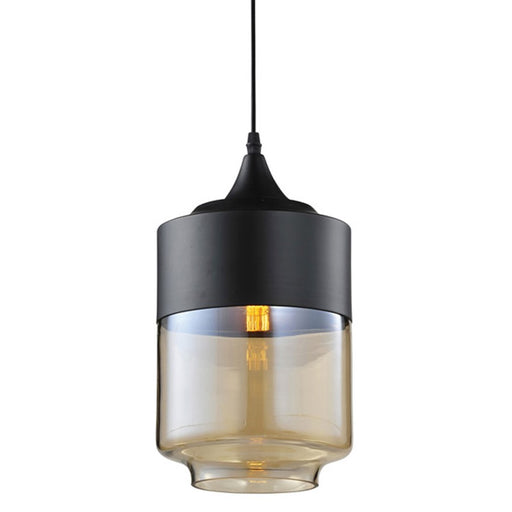 Avenue Lighting Robertson Blvd. 1 Light 13" Pendant, Black