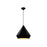 Avenue Lighting Doheny Ave. 1 Light 14" Pendant, Black - HF9115-BK