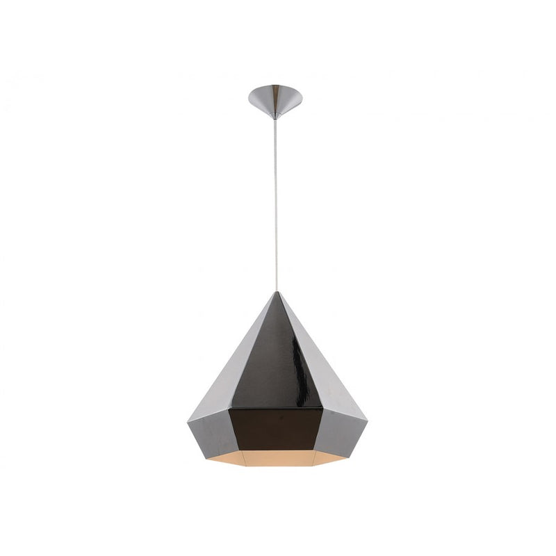 Avenue Lighting Doheny Ave. 1 Light 14" Pendant, Chrome - HF9115-CH