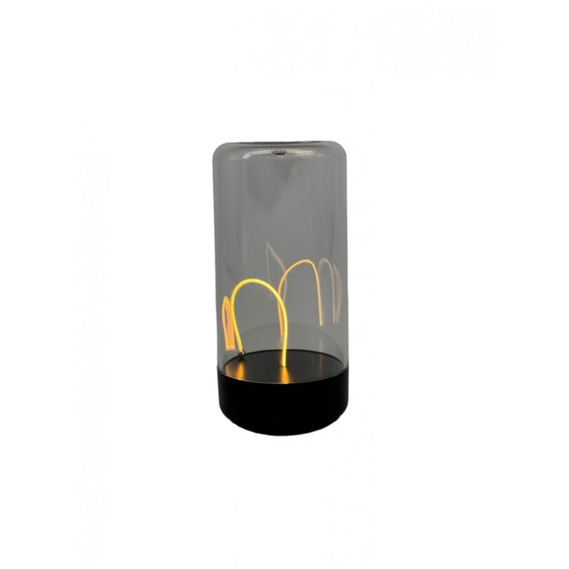 Avenue Lighting Monaco 1 Light 6" Table Lamp, Black