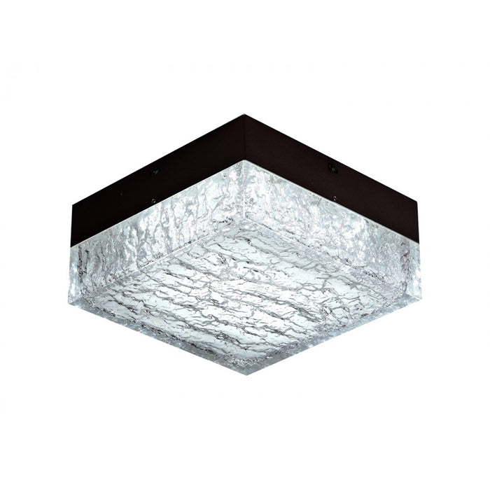 Avenue Lighting Cermack St. LED 8" Flush/Sconce, Black/Textured - HF9208-BLK