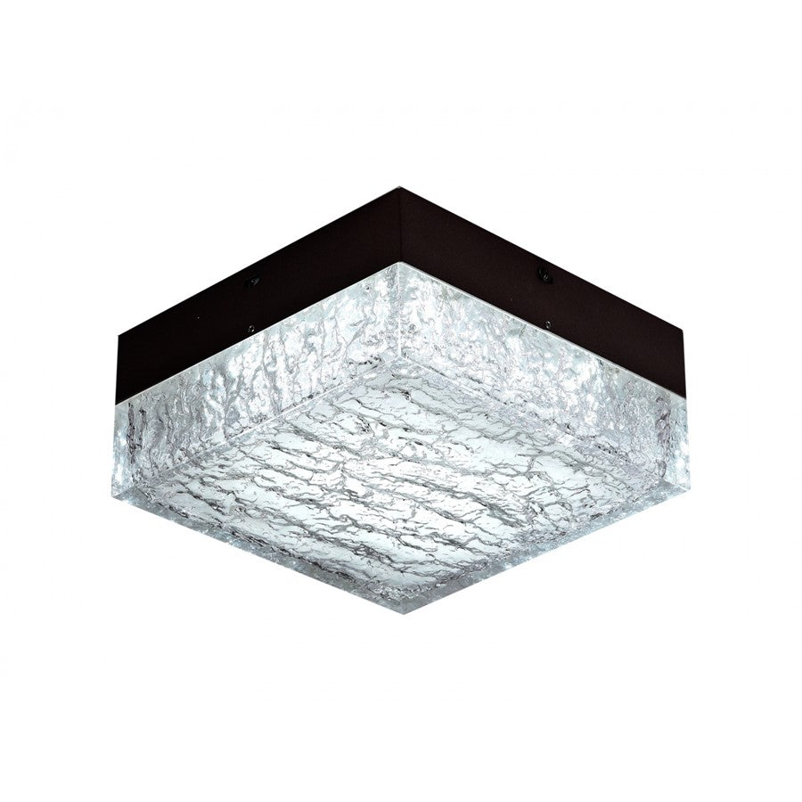 Avenue Lighting Cermack St. LED 8" Flush/Sconce, Black/Textured - HF9208-BLK